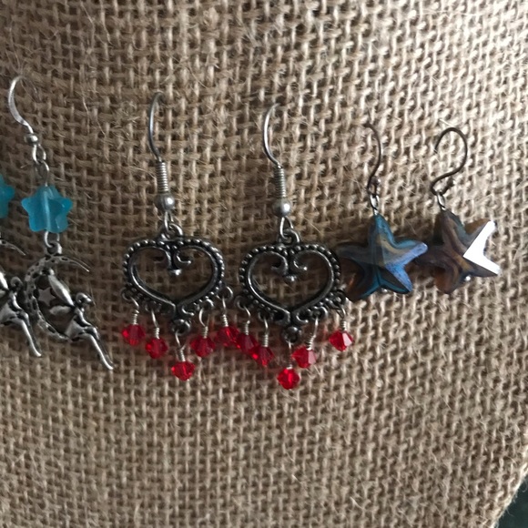 Earrings- 3 pair - Picture 3 of 4